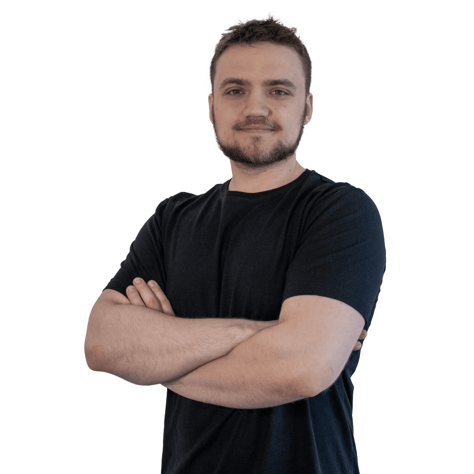 Portret uśmiechniętego mężczyzny – właściciela firmy, reprezentujący profesjonalne i osobiste podejście do klienta.